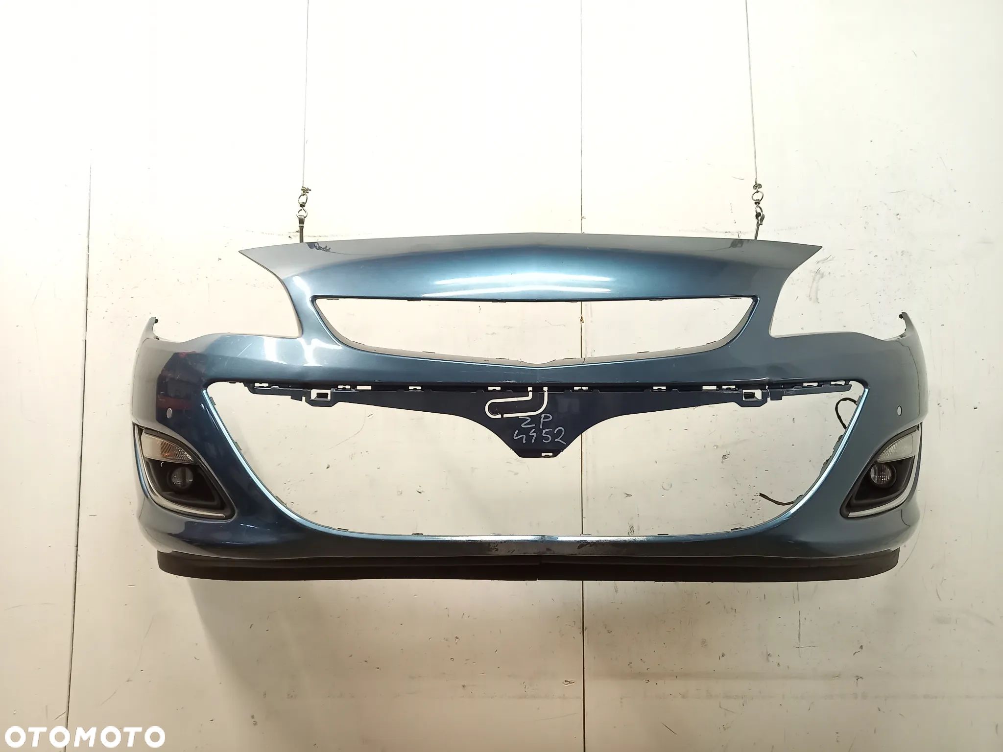 Opel Astra J IV 4 LIFT Zderzak przedni przod chromy halogeny kratki - 1