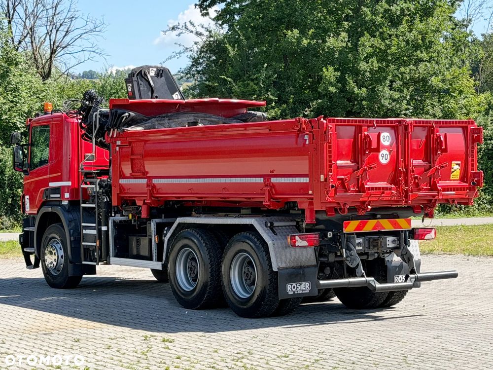 Scania P 410*WYWROTKA 4,95 m + BORDMATIC + HIAB X-HIDUO 158 B-3 + PILOT*6x4 - 7