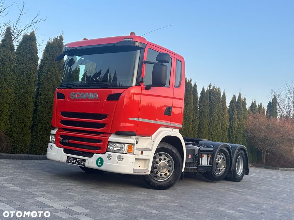 Scania / G450 / 6X2 / PUSHER / Oś-Skrętna-Podnoszona /