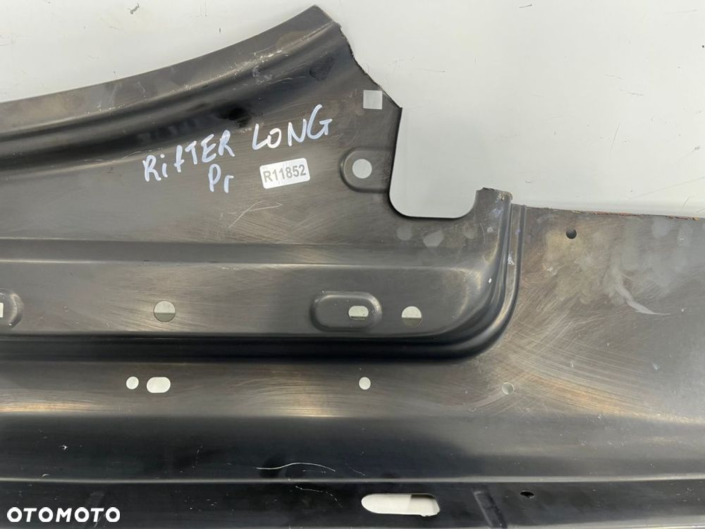 Poszycie Peugeot Rifter LONG 2018r.- prawy próg ĆWIARTKA długi otwory na listwy - 7