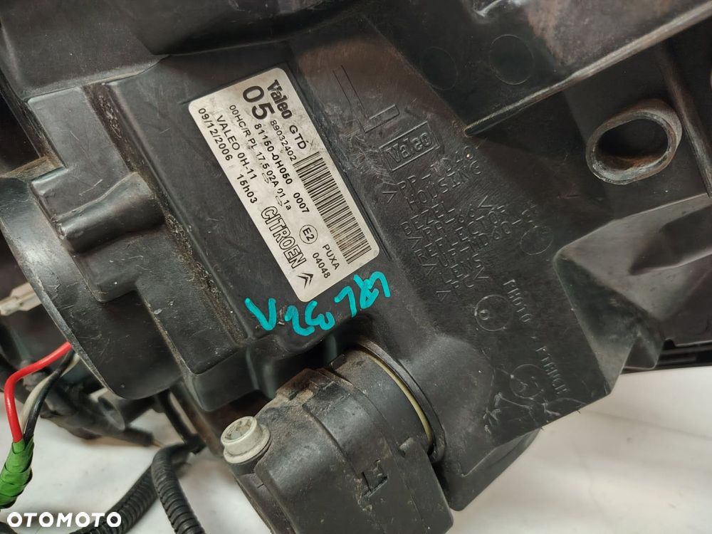 CITROEN C1 LAMPA PRZÓD PRZEDNIA LEWA EUROPA 89032402 - 3