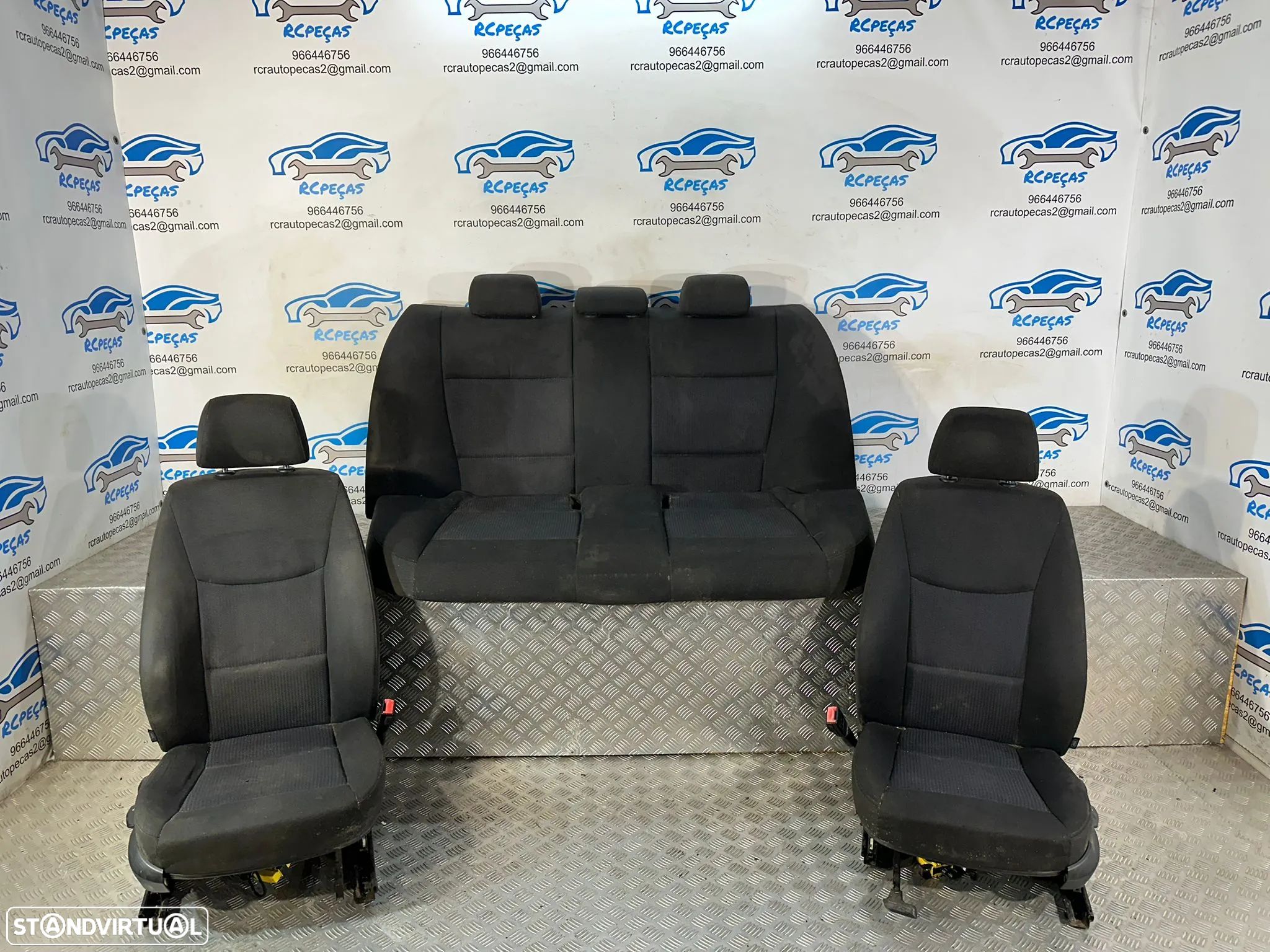 Conjunto Bancos Frente Frontal Tras Traseiros BMW Serie 3 E90 Sedan 2005 - 2011 - 1
