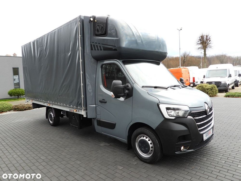 Renault MASTER PLANDEKA 10 PALET WEBASTO TEMPOMAT LEDY PNEUMATYKA KLIMATYZACJA  165KM - 5