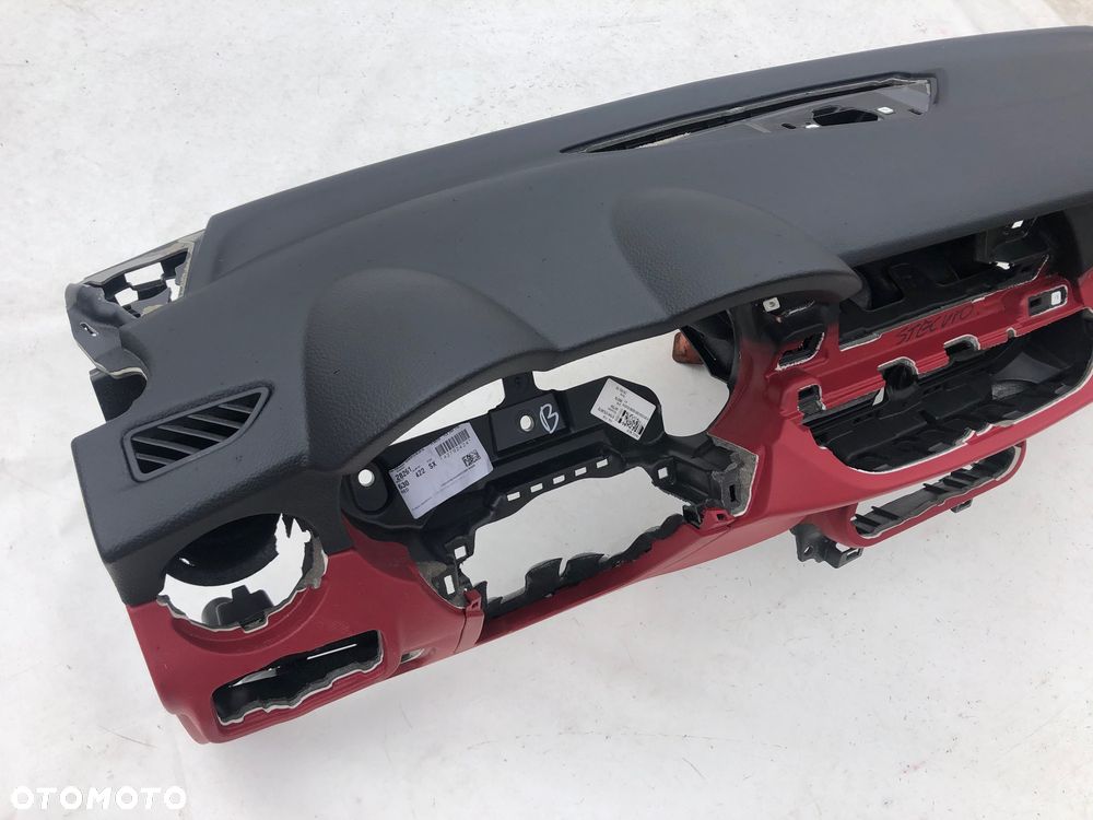 ALFA ROMEO STELVIO DESKA KONSOLA KOKPIT PULPIT PÓŁKA PARAPET PODUSZKI PODUSZKA AIRBAG KOLAN FOTELA KURTYNA KURTYNY PASY PAS USA KANADA naprawa - 4