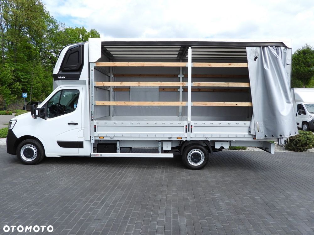 Renault MASTER PLANDEKA 10 PALET WEBASTO TEMPOMAT NAWIGACJA LEDY PNEUMATYKA KLIMATYZACJA  165KM - 9