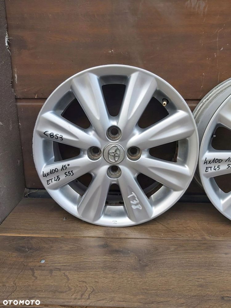 Toyota Yaris I II III Alufelgi 15 4 x 100 et45 - 3