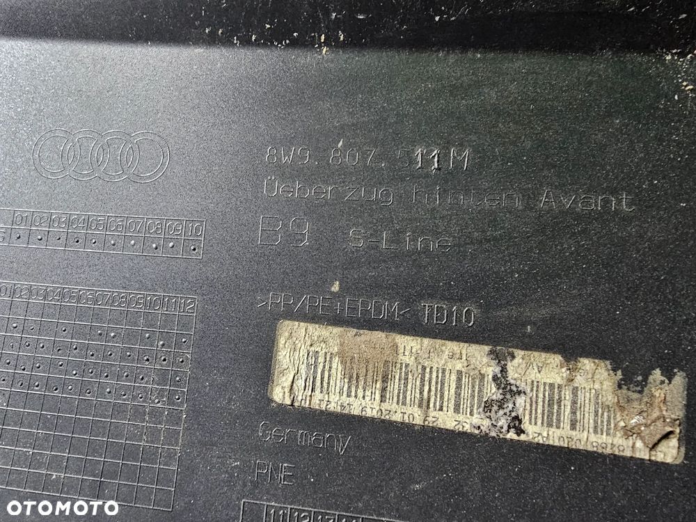 AUDI A4 B9 2016-20r ----> ZDERZAK TYŁ S-LINE KOMBI - 13