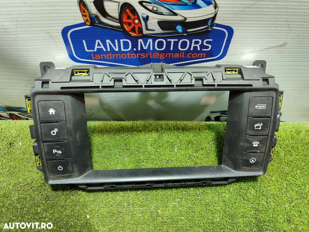 PANOU BUTOANE DISPLAY BORD  JAGUAR F-PACE X761 2018 2.0 DIESEL / 5 USI SUV 2016-2020 COD OEM 28391853 / PEUGEOT 208 1.4 DIESEL 2013 / 2012-2018 - 2