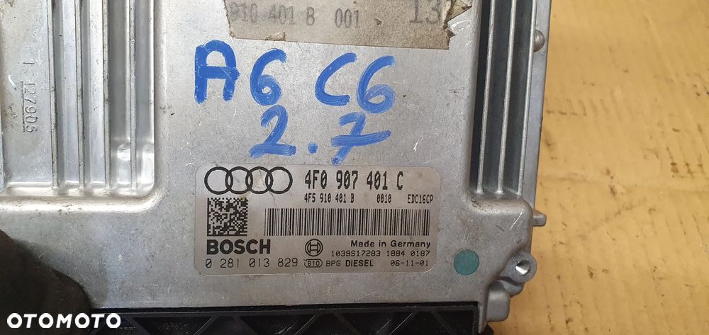 Komputer sterownik silnika Audi A6 C6 2.7 TDI 4F0907401C 4F5910401B - 5