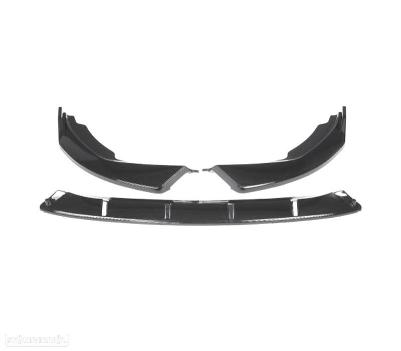 SPOILER LIP FRONTAL PARA BMW SERIE 3 G20 19- LOOK M PERFORMANCE II PRETO BRILHANTE - 3