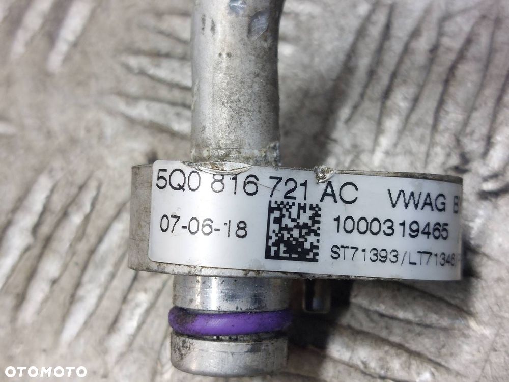 PRZEWÓD KLIMATYZACJI OCTAVIA III 2.0 TDI 5Q0816721AC 5Q0816741C 5Q0816743D - 2