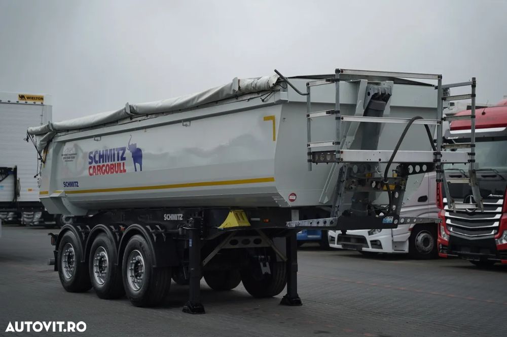 Schmitz Cargobull / SEMIREMORCĂ BASCULANTĂ - 25 m³ / OȚEL / AXĂ RIDICABILĂ / GREUTATE: 6.400 KG / - 3