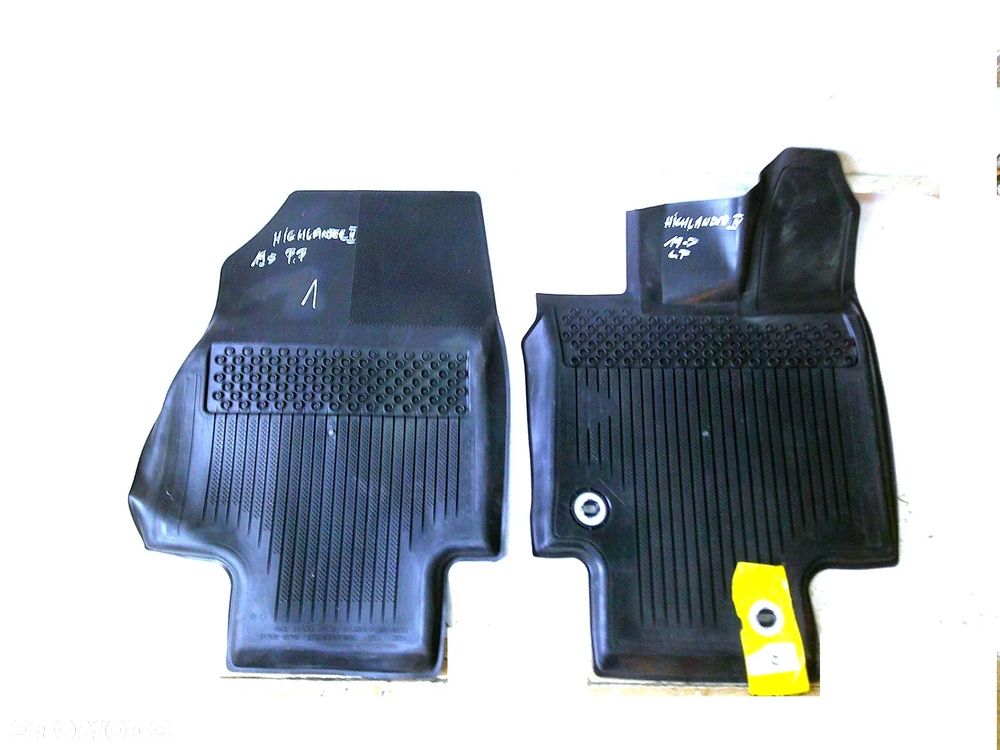 toyota highlander komplet 3 rzędy dywaniki przód nowe oryginał gumowe - 7