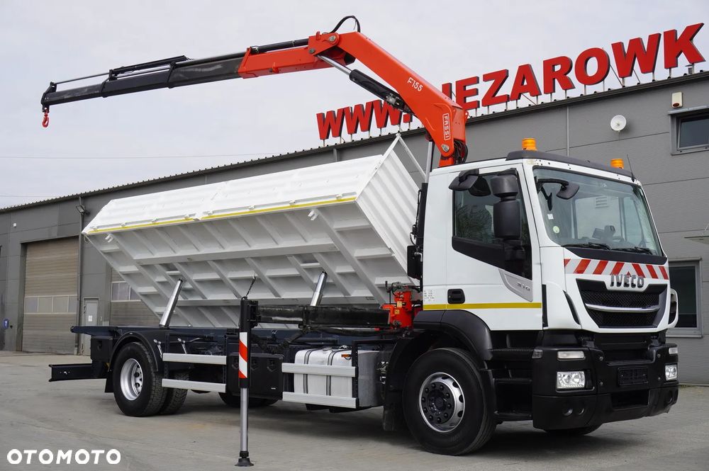 Iveco Stralis 19.310 / Wywrotka 2-stronna / Fassi F155A.0.23 / pilot - 2