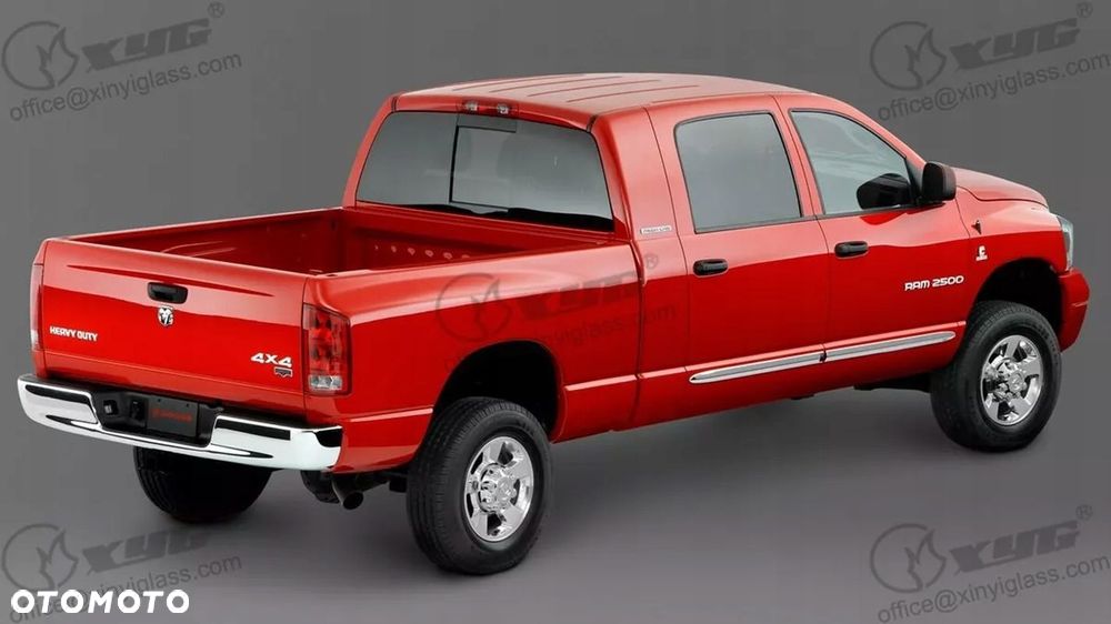SZYBA TYLNA DODGE RAM 2D/4D 2003-2009 CIEMNA Z OKIENKIEM - 2