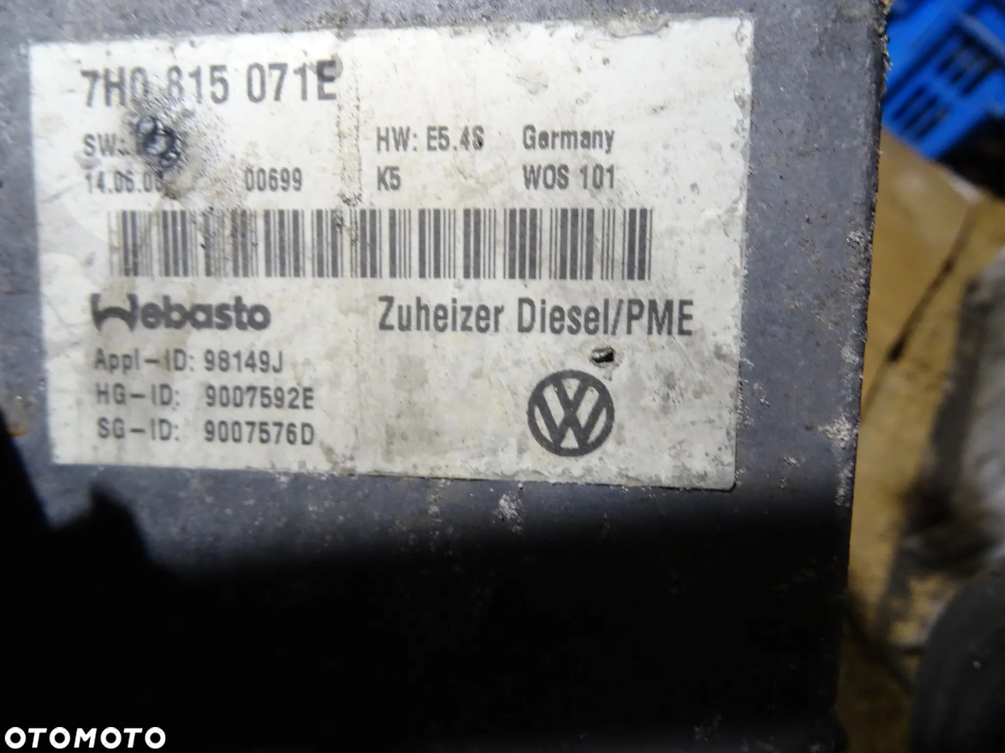 Webasto Vw T5 2.5D BNZ - 4