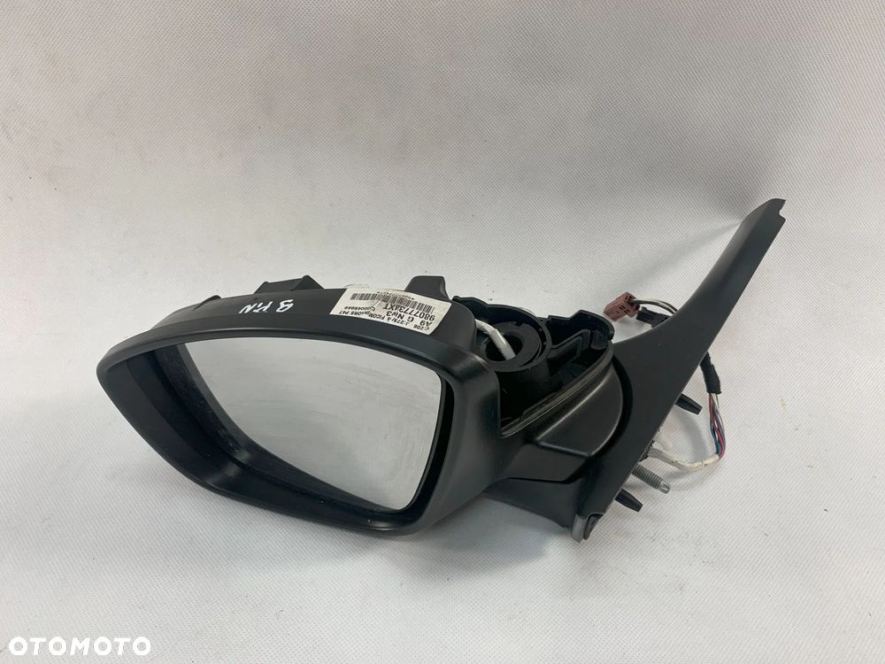 Peugeot 208 12-19 Lusterko lewe 9 PIN składane uszkodzone - 1