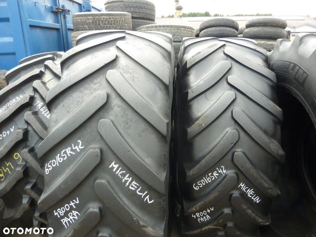 2x Opona używana rolnicza 650/65R42 MICHELIN 2200zł(szt.) W3450 - 1
