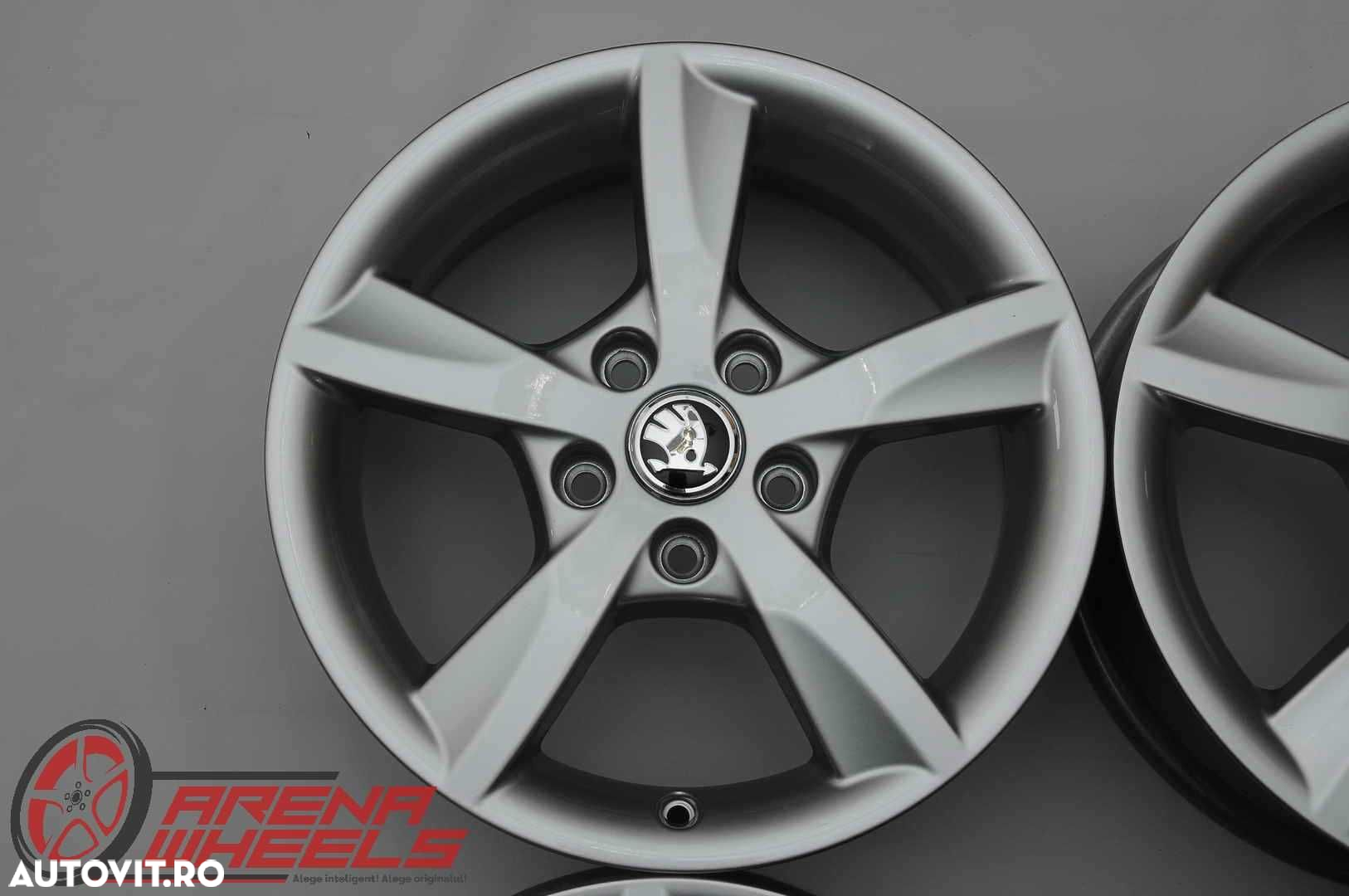 Jante Noi 16 inch Originale Skoda Octavia 2 3 4 Superb Yeti Karoq R16 - 2
