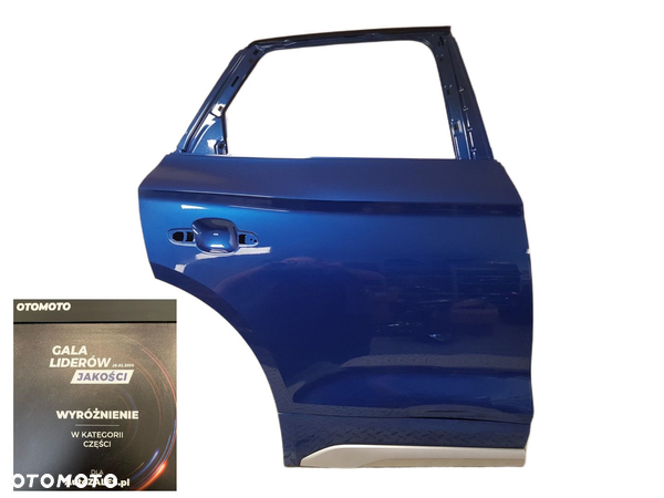 DRZWI + LISTWA PRAWE TYLNE AUDI Q5 II 2 SUV 80A 17-25r LESZNO ŁADNE