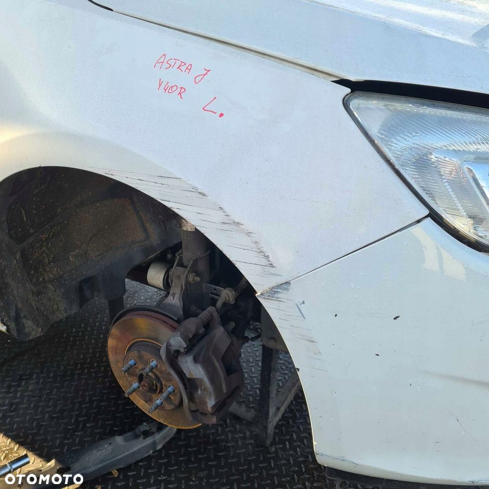 opel astra iv j kompletny przód maska pas błotnik nadkole y40r - 6