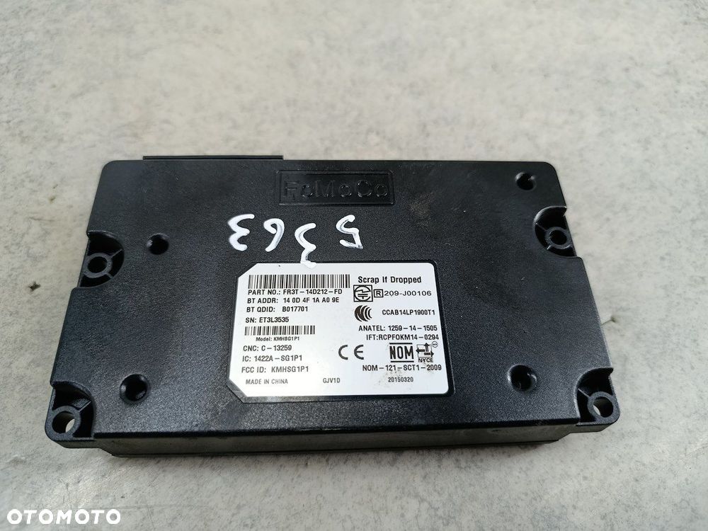 MODUŁ STEROWNIK BLUETOOTH FORD FOCUS III FR3T-14D212-FD 2.0 TI-VCT - 2