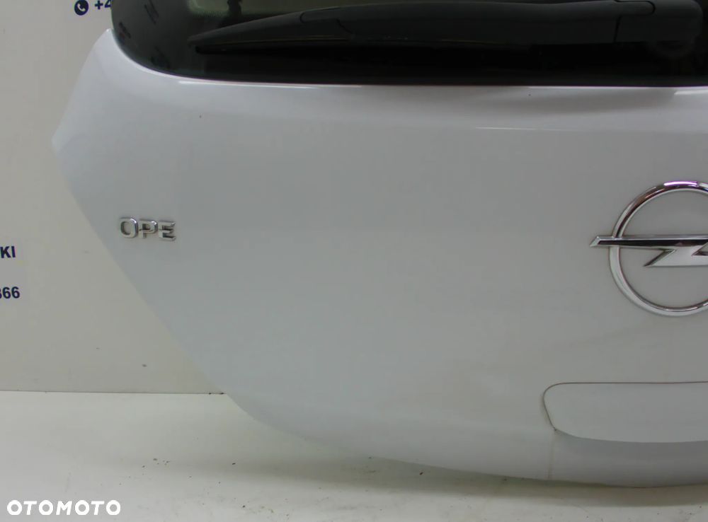 Opel Corsa D 3D HB Klapa Bagażnika Z474 Biała - 3