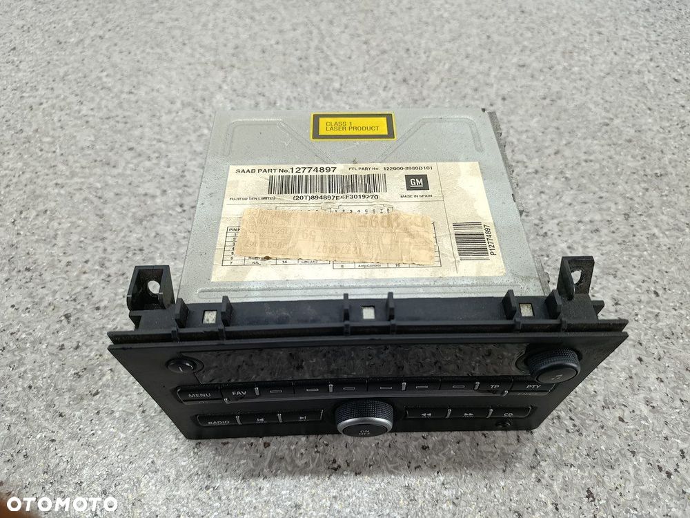 RADIO FABRYCZNE SAAB 9-3 II 12774897 GM - 1