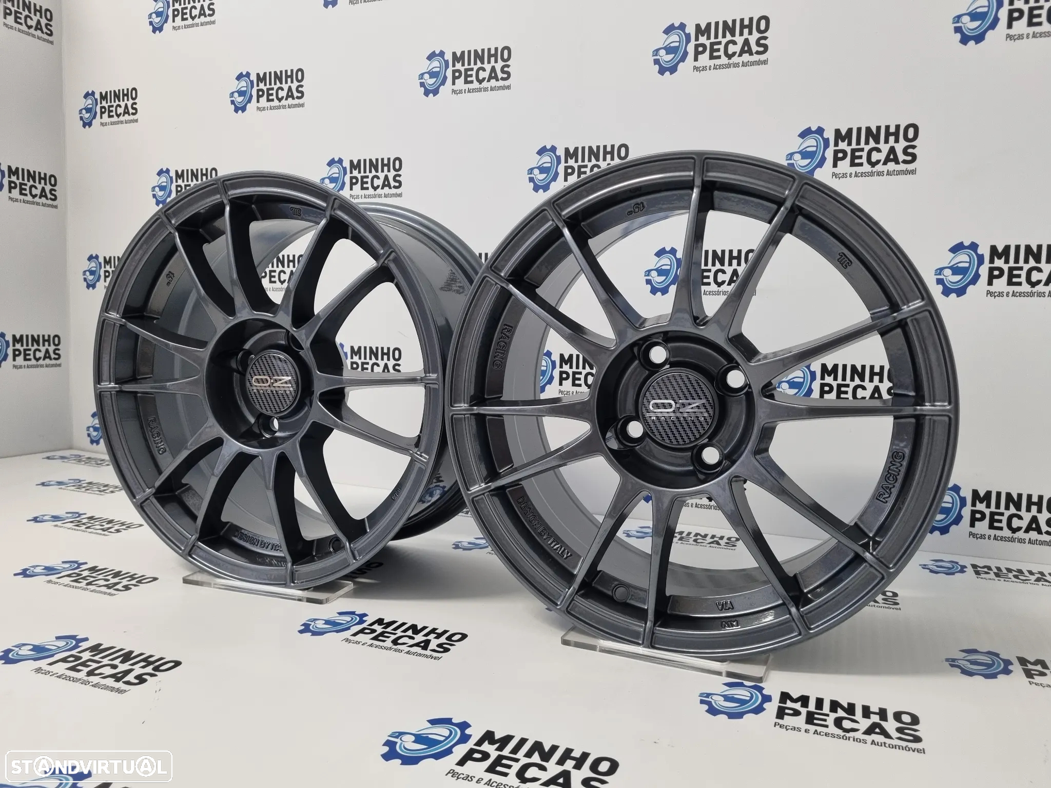 Jantes Look OZ Ultraleggera em 15 (4x100) GunMetal - 2