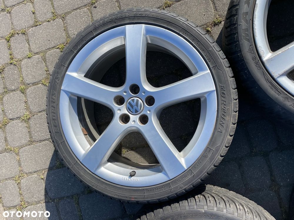 VW POLO SKODA FABIA SEAT IBIZA FELGI ALUMINIOWE ET38 KOŁA opony 5x100 205/40/17 nowe - 9