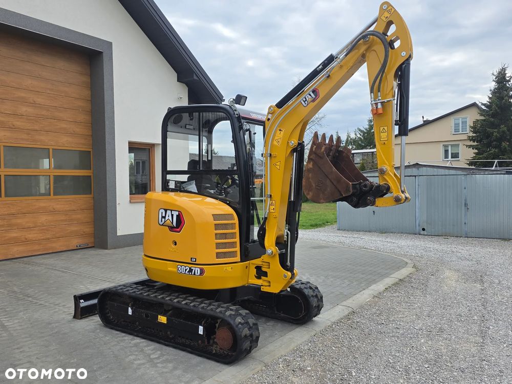 Caterpillar CAT 302.7 D CR mini koparka szybkozłącze 3 łyżki piękna serwisowana 1 wł JCB sprowadzona - 38