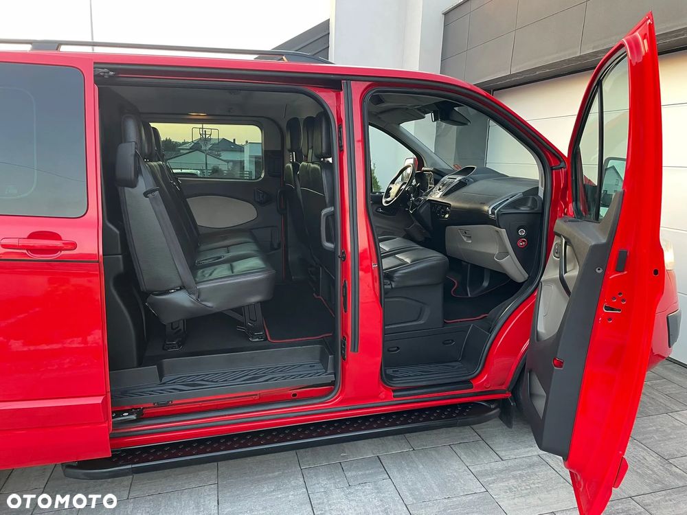 Ford TRANSIT CUSTOM LONG L2H1 Klima Navi Kamera Grzane Fotele 2xDrzwi Boczne Skóry Dubel Kabina 6os. Tempomat 2xPdc Rury - 26