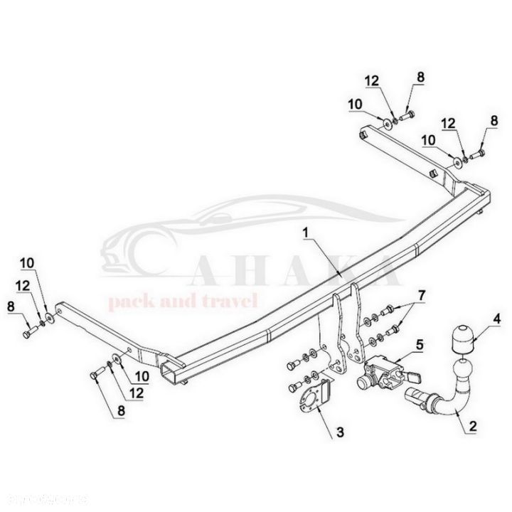 Hak Holowniczy Automat Do Mazda 6 Gh Hatchback 2008-2013 - 3