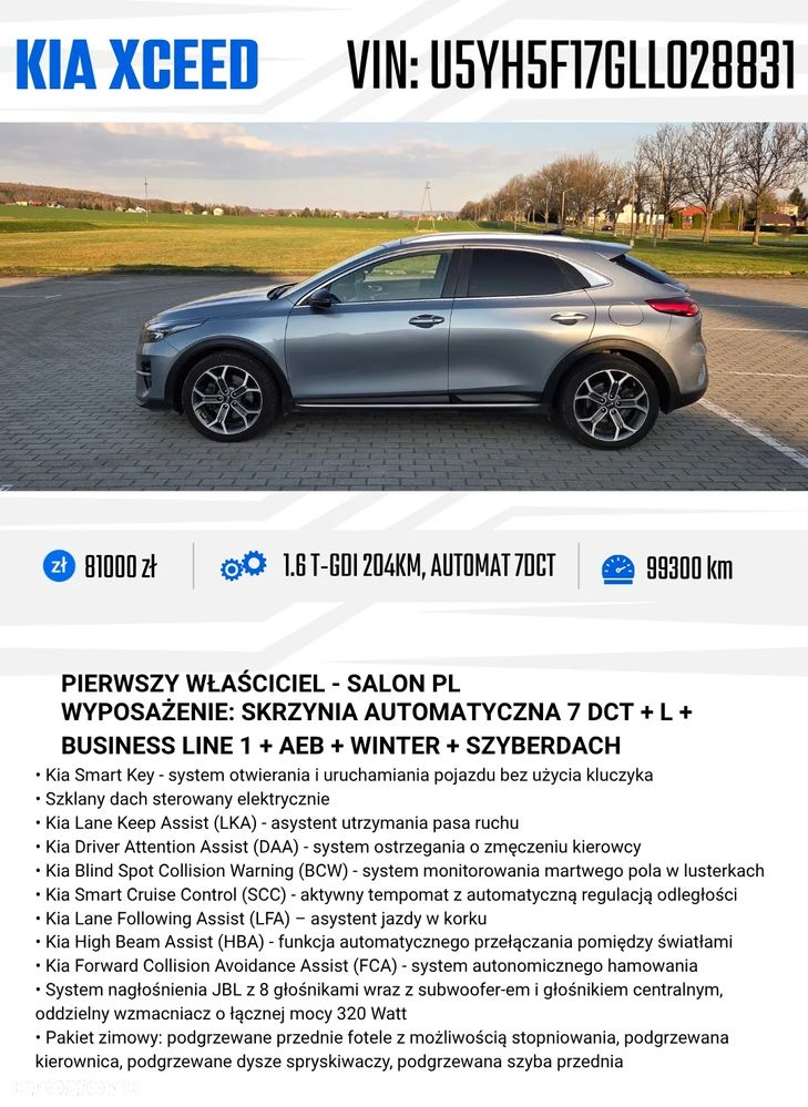 Kia XCeed 1.6 T-GDI L Business Line DCT - 1