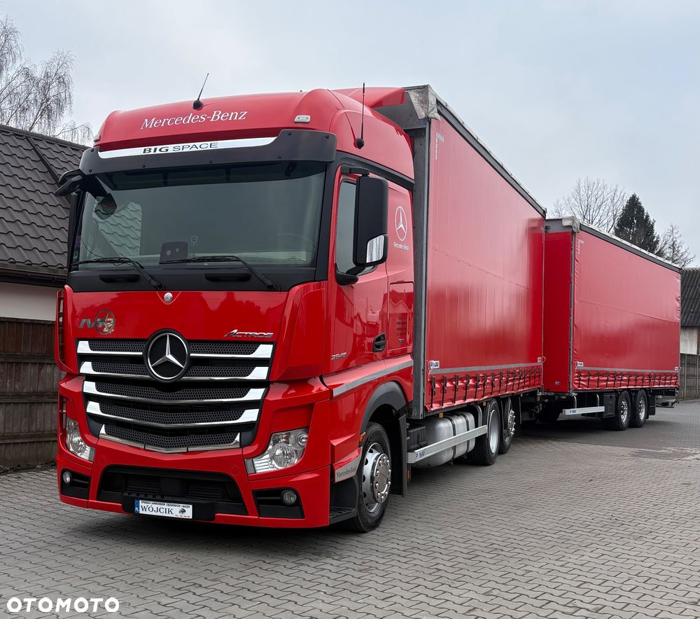 Mercedes-Benz Actros Big Space 2545 Zestaw/Tandem Przejazdowy Nowe Opony - 1