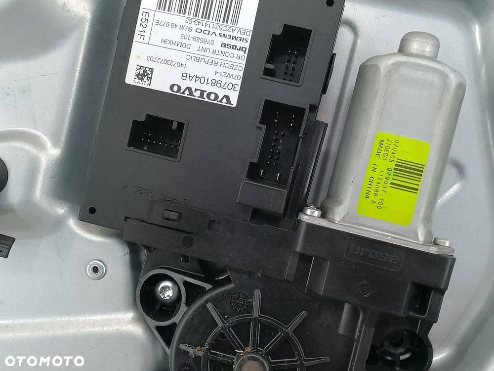 PODNOŚNIK SZYBY LEWY PRZÓD VOLVO V50 30753143-LH   979037-100  1394683 - 6