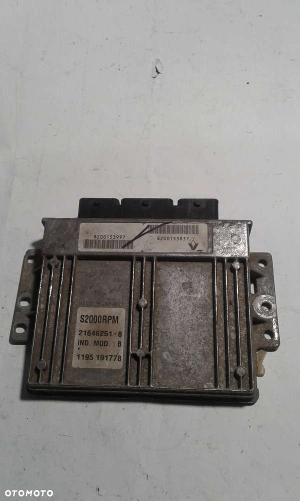 Komputer sterownik silnika Renault OE 8200164728