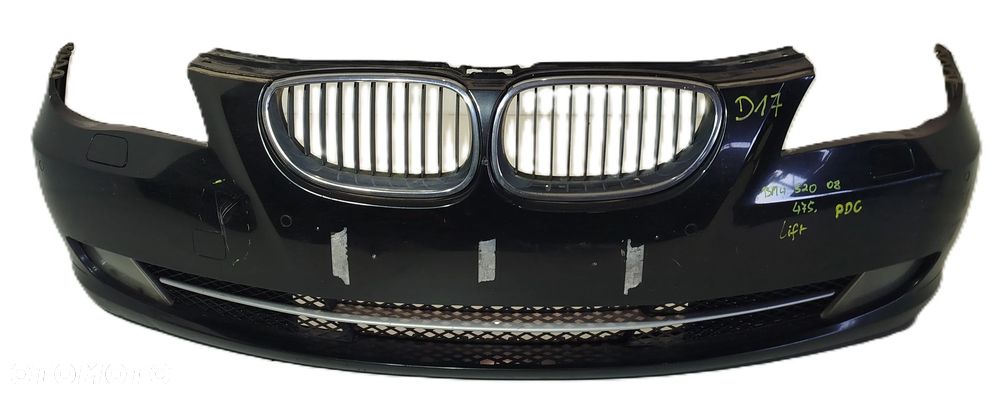 zderzak przedni przód BMW 5 E60 E61 LIFT 07-10 PDC SPRYSKI 475 - 4