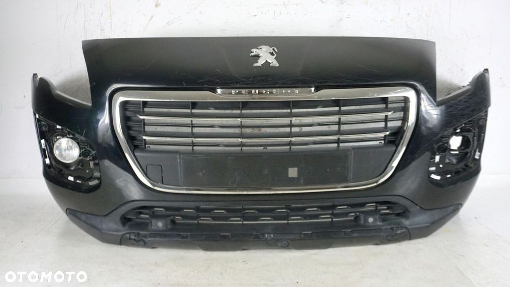 ZDERZAK PRZÓD PRZEDNI PEUGEOT 3008 I LIFT 13-16 FL 2013-2016 CHROM ATRAPA - 1