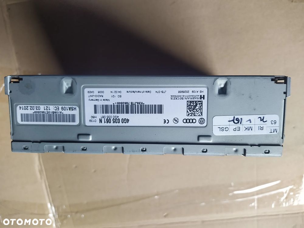 Tuner radia audi a4 b8 lift 4G0035061N