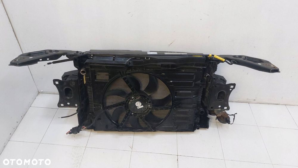 seat leon iii 12r- 2.0 tdi pas przedni komplet belka wentylator chłodnice - 5