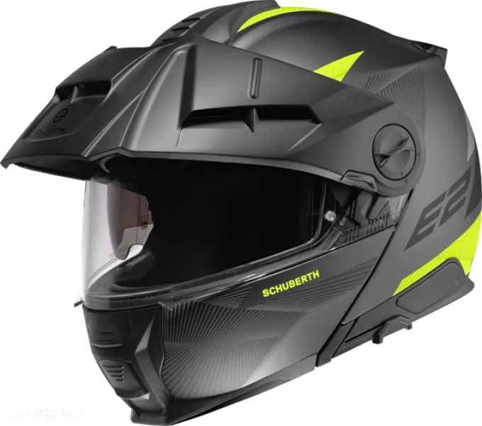 Kask Szczękowy Schuberth E2 Defender Yellow r.61 - 1