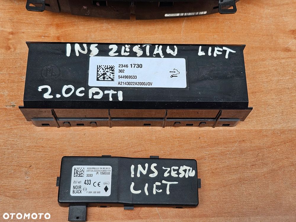 RADIO NAWIGACJA WYŚWIETLACZ KOLOROWA KOMPLET OPEL INSIGNIA A PO LIFT 2.0 HMI 23474779 26202389 - 5