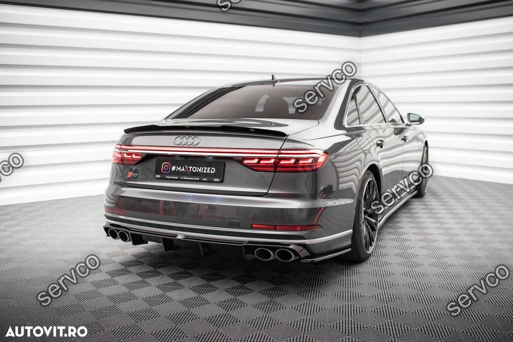 Prelungire difuzor bara spate Audi S8 A8 D5 Sline 2020- v11 Maxton - 4