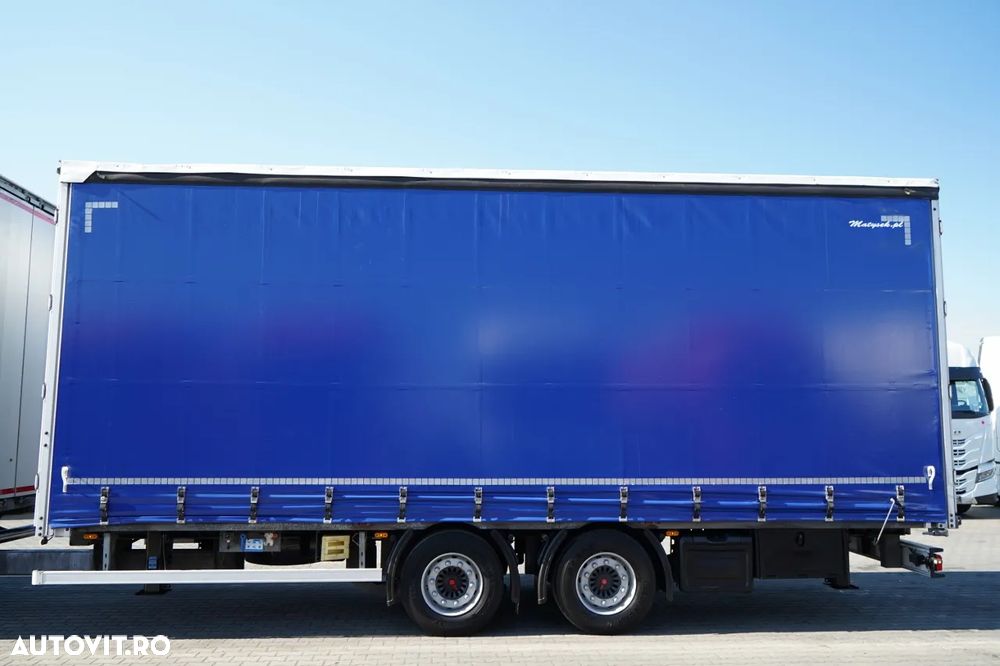 Scania S 450 / COMBINAȚIE TANDEM / CORTINĂ / 120 M3 / DRIVE-THROUGH / ACOPERIȘ RIDICABIL / PUNȚĂ RIDICABILĂ / - 9