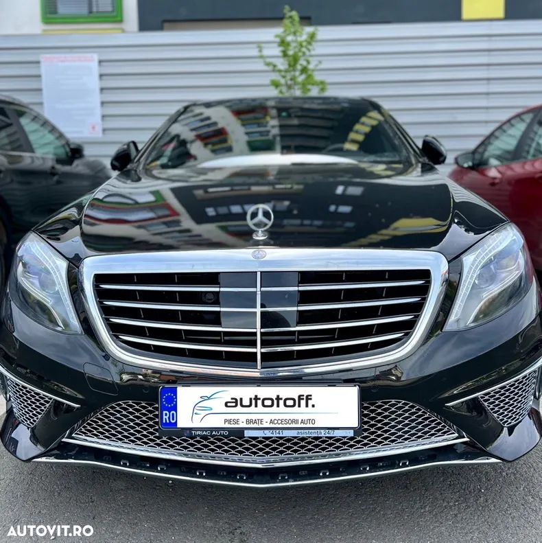 Bara fata si grila centrala compatibila Mercedes S-Class W222 (13-17) S65 Design - 6