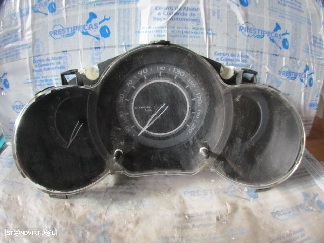 Quadrante 96665881XT CITROEN C3 A51 FASE 1 2011 1.4I 75CV 5P VERMELHO KM/H DIGITAL - 1