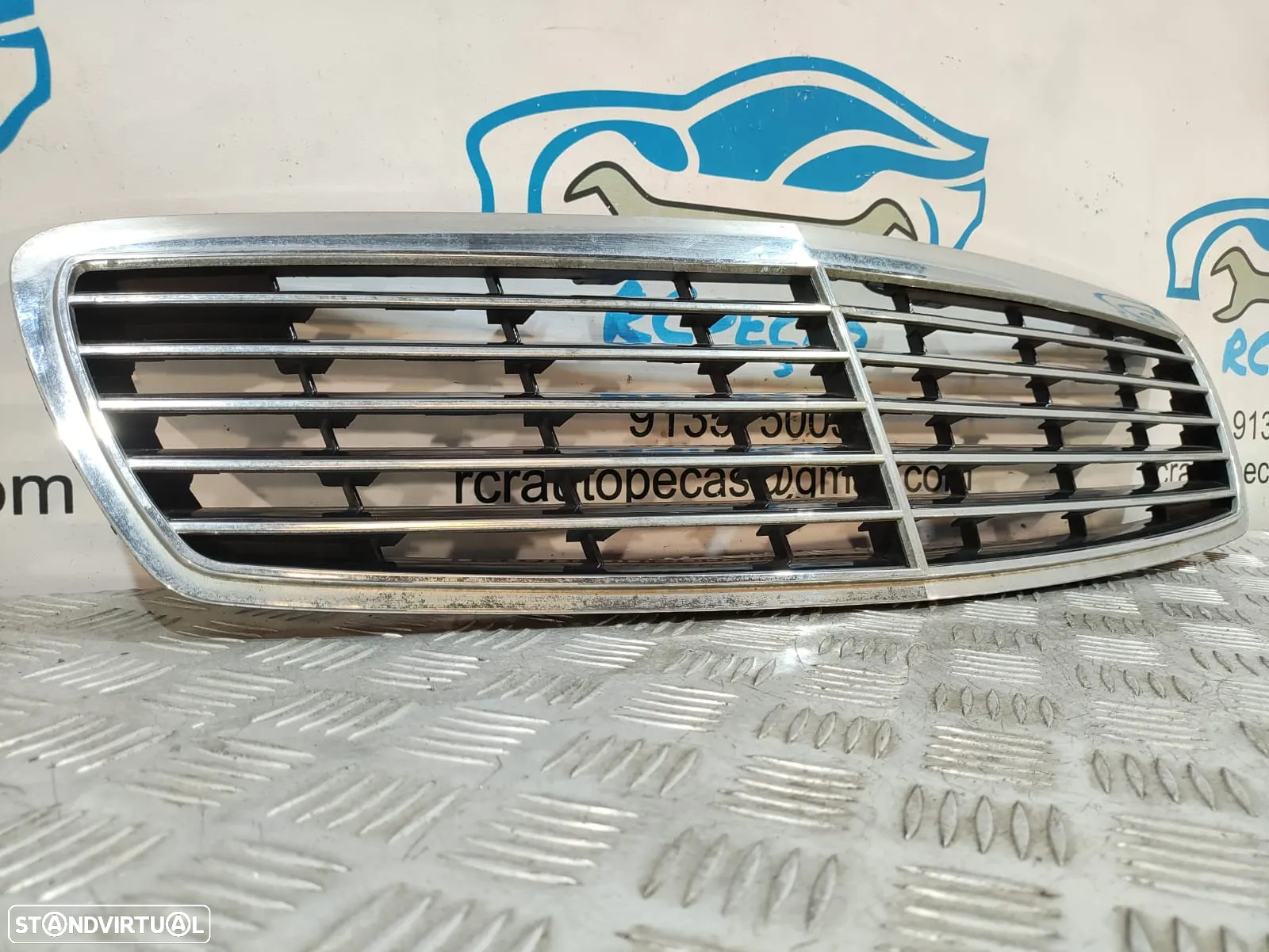 GRELHA CENTRAL FRENTE FRONTAL ORIGINAL MERCEDES BENZ W211 A2118800383 - 5