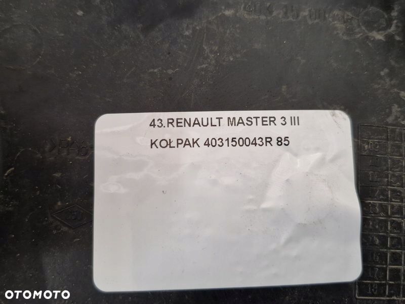 RENAULT MASTER III 3 KOŁPAK 16" 403150043R - 7
