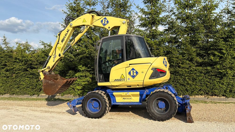 Mecalac Koparka 14 ton MECALAC 15 MWR koparko-ładowarka 3 łyżki widły 1 wł Centr.smarowanie Opony na BLIŹNIAKU 80%Camso ładowarka 714 12MTX 4x4 skrętne KLIMA kabina Premium silnik 146KM volvo EW140B DEUTZ szybka 35km/h - 29
